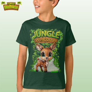 T-shirt Whimsical Deer Wildlife Doe Graphic Fawn Animal 🦌