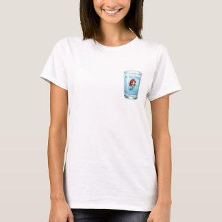 T-shirt Whimsical Mermaid in a Glass