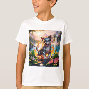 T-shirt Whimsical Puppy Watercolor