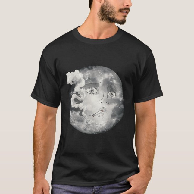T-shirt Whimsigoth Esthétique Soft Grunge Emo Goth Fumer (Devant)