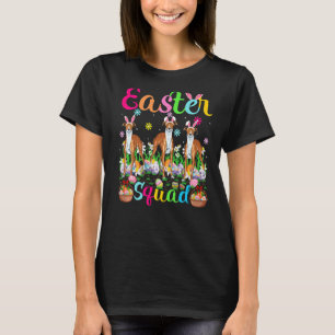 T-shirt Whippet Chien Bunny Ear Ear Squad Whippet Happet E