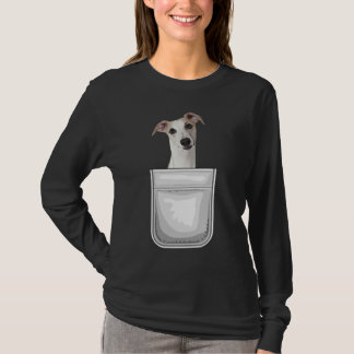 T-shirt Whippet Chien Chien Chien Dans Votre Poche
