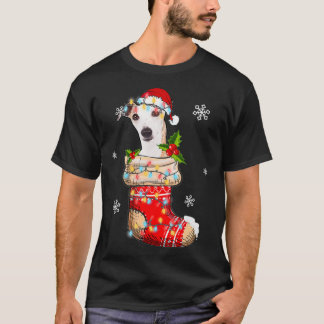 T-shirt Whippet drôle dans les chaussures Noël Amoureux de