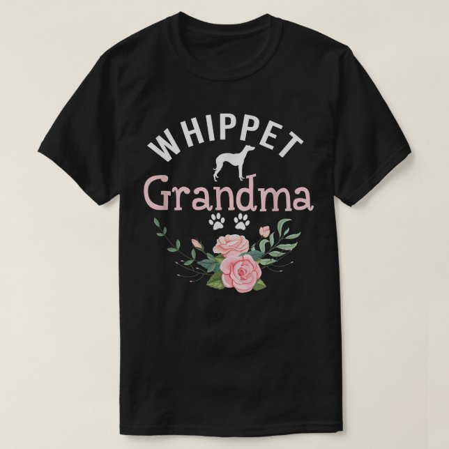 T-shirt Whippet Grandma Dog Toxits Womens Cute Dog Lover C (Design devant)