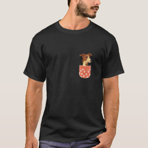 T-shirt Whippet Pocket Whippet Propriétaire Whippet Maman 