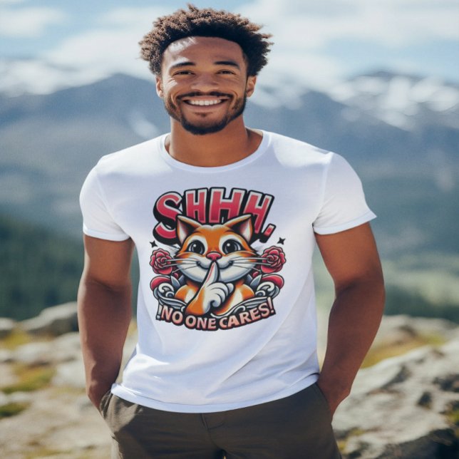 T-shirt Whiskered Whispers Un Shhh Artiste Personne Ne S'E (Créateur téléchargé)
