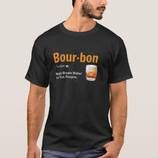 T-shirt Whiskey Bourbon Définition Magique Eau Brown Kentu