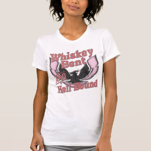 T-shirt Whiskey plié et limite d'enfer