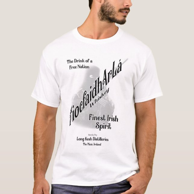 T-shirt Whiskey Tiocfaidh Ar La Irish (Devant)