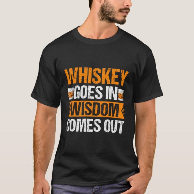 T-shirt Whiskey Va Dans La Sagesse Sorte Bender (Devant)