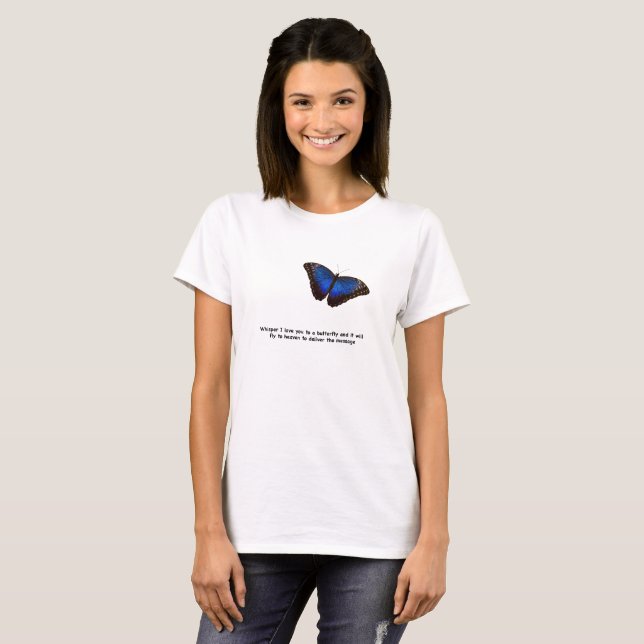 T-shirt Whisper Je T'Aime Papillon (Devant entier)