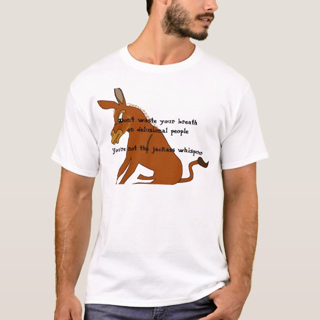 T-shirt Whisperer d'âne (Devant)