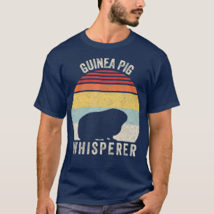 T-shirt Whisperer de cochon Retro vintage Guinée