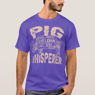 T-shirt Whisperer de porc, Boucher à la Boucherie