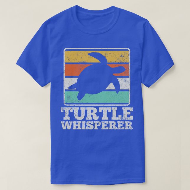 T-shirt Whisperer de tortue de mer (Design devant)
