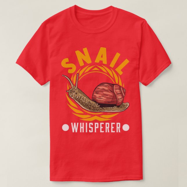 T-shirt Whisperer d'escargot (Design devant)