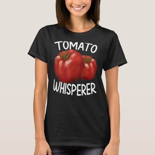 T-shirt Whisperer tomate (Devant)