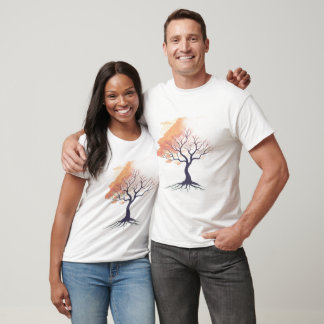 T-shirt Whispering Nature – Soft Romantic Tree 
