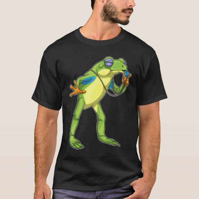 T-shirt Whistle de l'arbitre de grenouille (Devant)