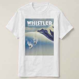 T-shirt Whistler British Columbia Canada Ski