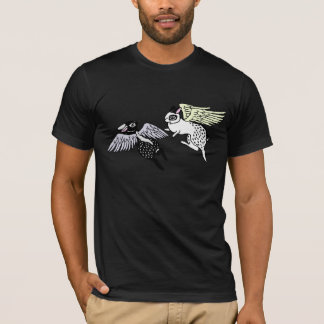 T-shirt White Angel Rabbit and Black Angel Rabbit.