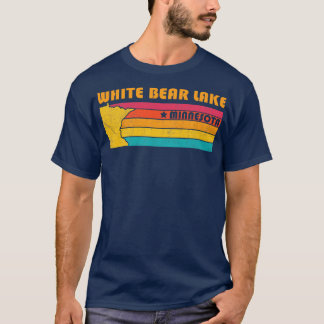 T-shirt White Bear Lake Minnesota Souve Vintage en détress