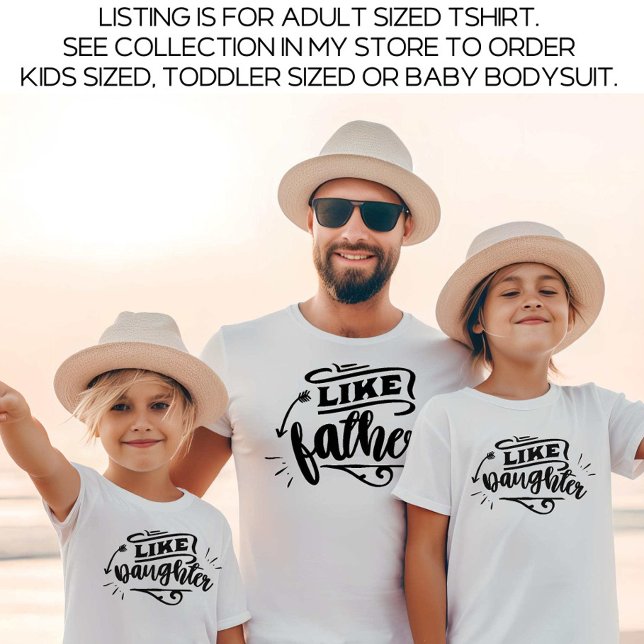 T-shirt White Daddy et moi à jumeler père fille (Créateur téléchargé)
