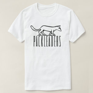 T-shirt *White* de pièce en t de logo de PackLeader des