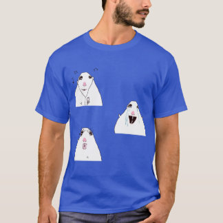 T-shirt White Hamster Meme Premium funny vintage