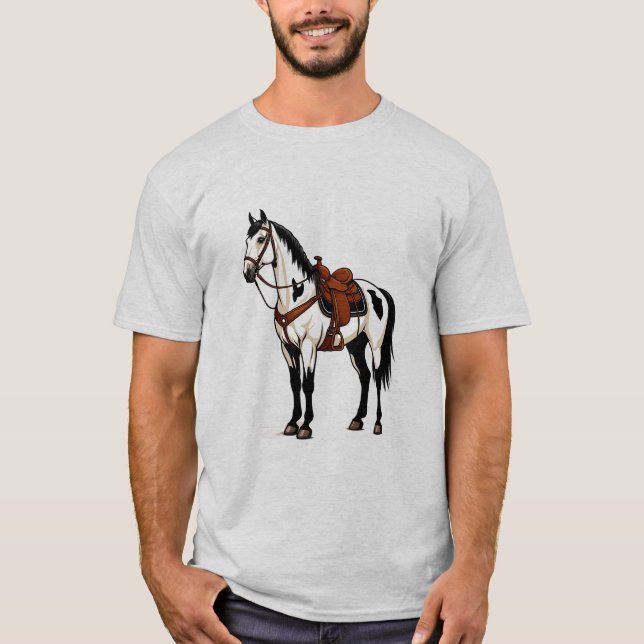 T-shirt White Horse (Devant)