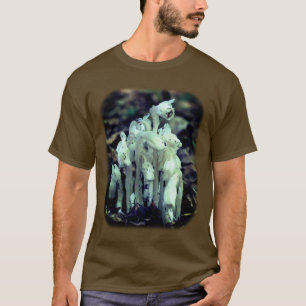 T-shirt White Indian Pipe Nature Fleur sauvage