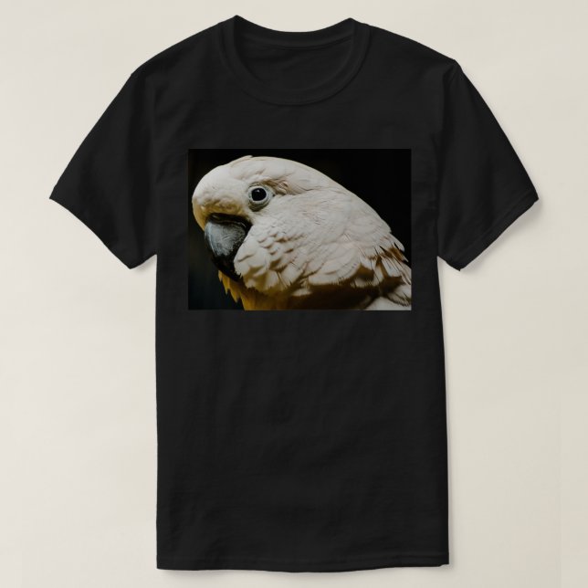 T-shirt White parrot (Design devant)