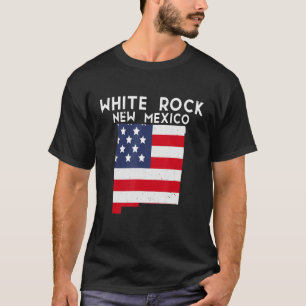 T-shirt White Rock USA State America Travel New Mexico Ne