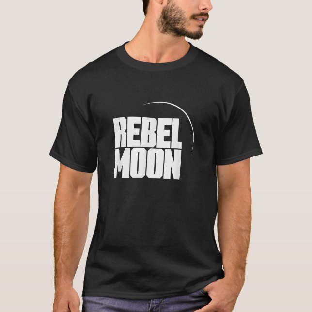 T-shirt White Text Movie Logo  (Devant)