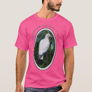T-shirt White Torresian Imperial Pigeon Twitcher Cadeau 1