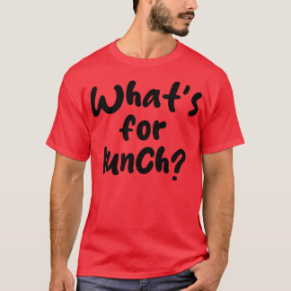 T-shirt whiters pour le déjeuner