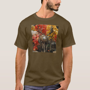 T-shirt Whitetail En Automne