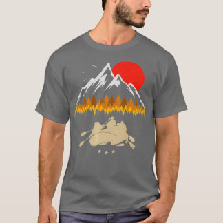 T-shirt Whitewater Rafting Retro Rafter Premium