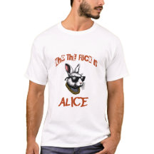 “Who The F*ck Is Alice” Badass Rabbit T‑Shirt