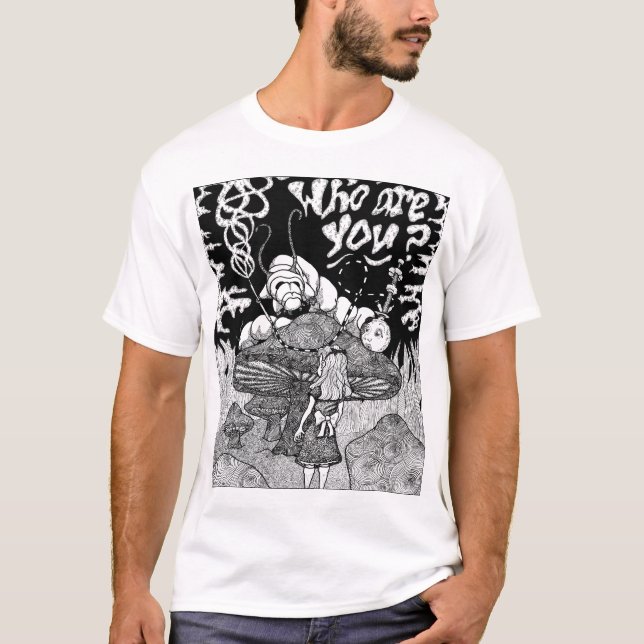 T-shirt whoareyou (blanc) (Devant)