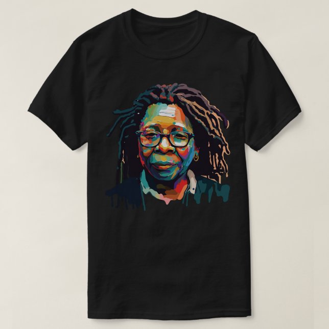 T-shirt Whoopi Goldberg Art (Design devant)