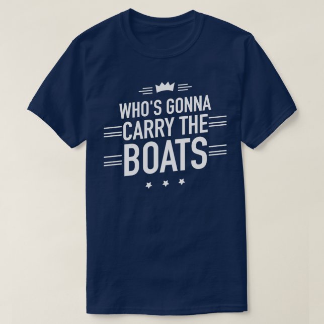 T-shirt Whox27s Portera Les Bateaux Motivationnel (Design devant)