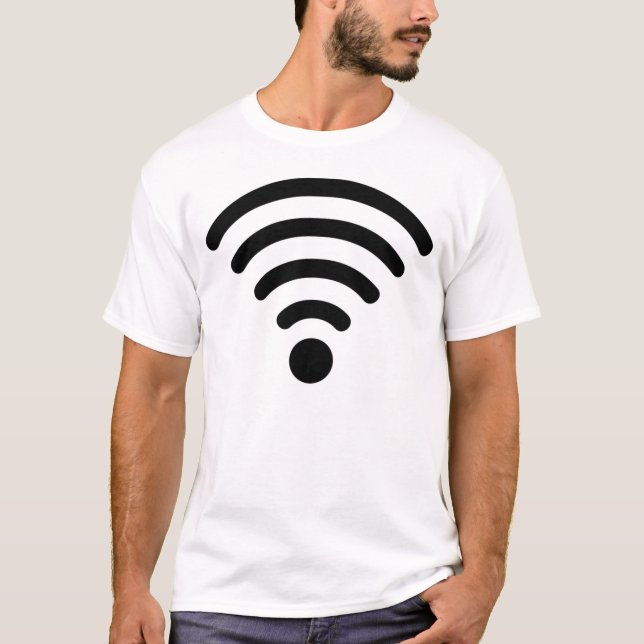 T-SHIRT WI-FI SIGNAL. UNE FORCE COMPLÈTE. (Devant)