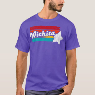 T-shirt Wichita Kansas Souvenir Vintage en détresse 2