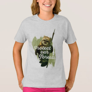 T-shirt Wicket Endor Graphic - "Protégez nos forêts"