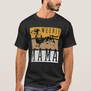 T-shirt Wiener Long Body Dachshund Weenie Mama race Paws