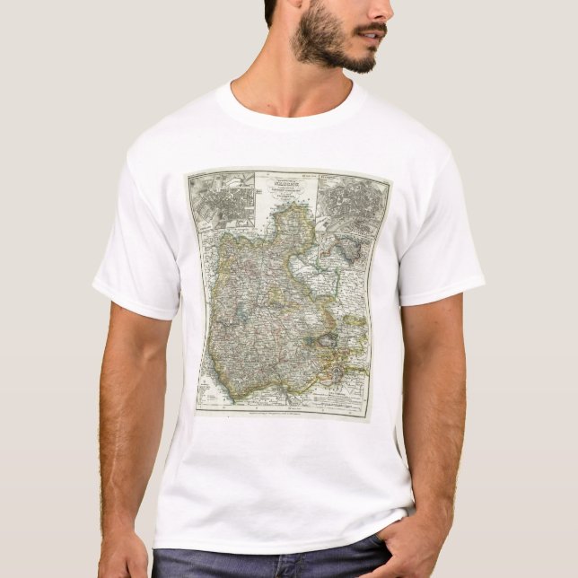 T-shirt Wiesbaden et Francfort Allemagne (Devant)