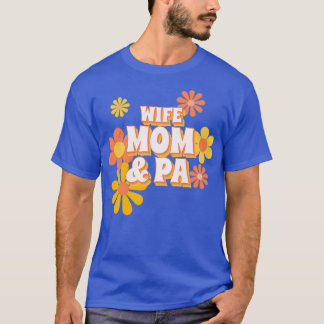 T-SHIRT WIFE MOM PA ASSISTANT PHYSICIEN CITE LA TYPOGRAPHI