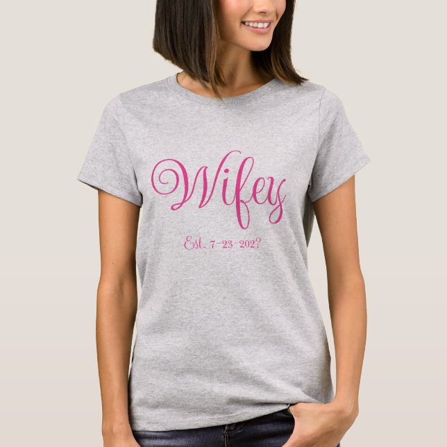 T-shirt Wifey (Devant)