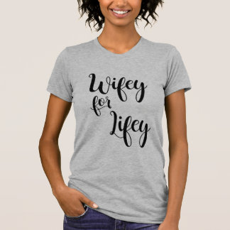 T-shirt Wifey pour la chemise de PJ de jeune mariée de